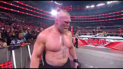 Raw Apr 3, 2023 The beast Brock Lesnar betrays Cody الوحش بروك ليسنر يغدر بكودي