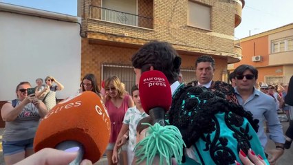 Blanca Romero, sorprendida por el accidente de Cayetano Rivera