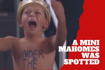 Fans lose it over kid who looks exactly like Patrick Mahomes