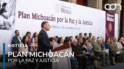 Inicia "Plan Michoacán por la Paz y la Justicia" anuncian acciones más fuertes contra la extorsión