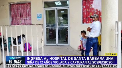 ¡Horrendo! Ingresan al hospital a menor de 12 años por violación en Santa Bárbara