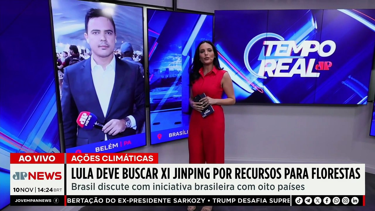 Lula quer apoio da China ao Fundo para Florestas Tropicais; entenda | TEMPO REAL