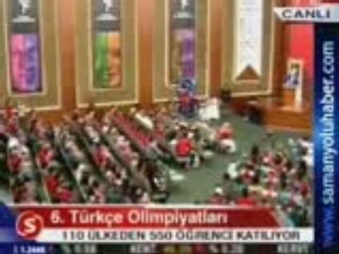 6.Türkçe Olimpiyatları açılış konuşması