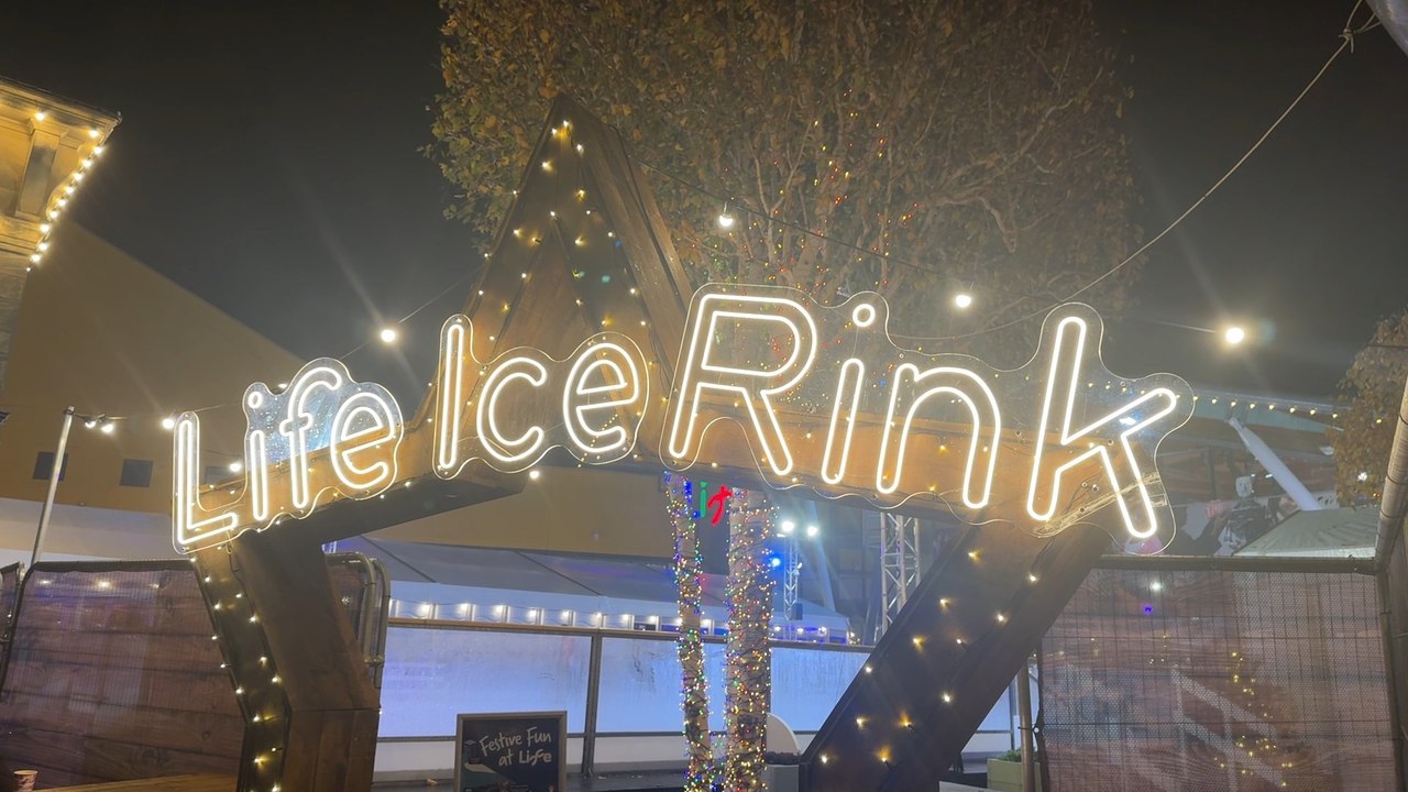 Festive Ice Skating Returns to Times Square in Newcastle