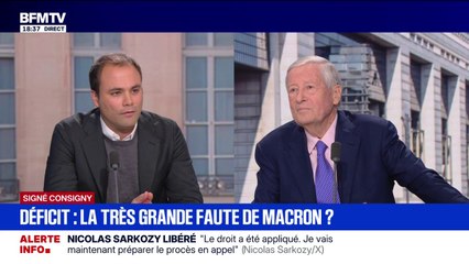 Signé Consigny - Bruno Le Maire/Emmanuel Macron: concernant le déficit de la France, "c'est une faute partagée", estime Charles Consigny, avocat