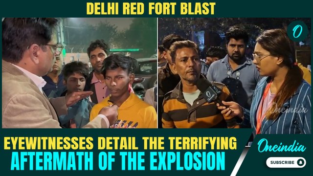 Delhi Bomb Blast HEARTBREAKING EXCLUSIVE Eyewitness Account | SHOCKING Aftermath of Blast