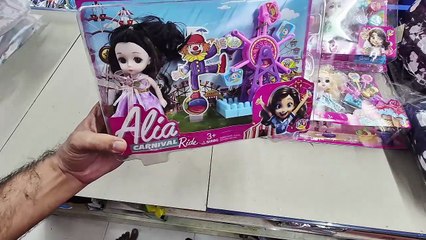 KV Impex Alia Doll with Accessories Set Compact Fashion Doll for Kids Surprise Theme in Each Purchase with Accessories