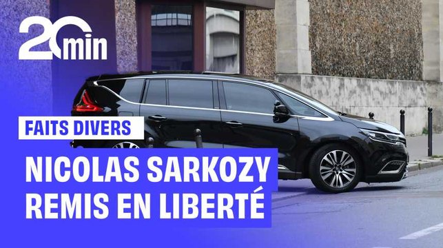Nicolas Sarkozy de retour chez lui après sa mise en liberté sous contrôle judiciaire