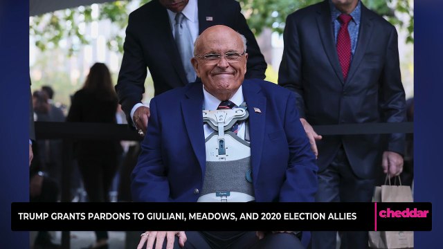 Trump Grants Pardons to Giuliani, Meadows, and 2020 Election Allies