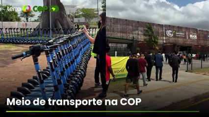 Gringos apostam em aluguel de patinete elétrico para se locomoverem na COP30: '60 centavos o minuto'