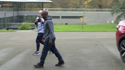 La selección francesa desfila en la concentración de Clairefontaine