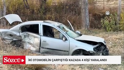Kahramanmaraş'ta kaza: 4 kişi yaralandı
