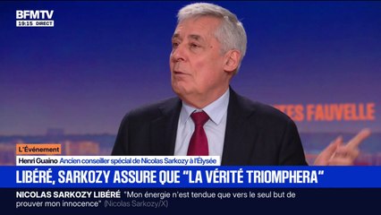 Nicolas Sarkozy libéré: pour Henri Guaino, ancien conseiller de l'ancien président de la République, "on lui a rendu justice"