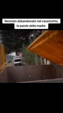 Neonato abbandonato nel cassonetto, le parole della madre