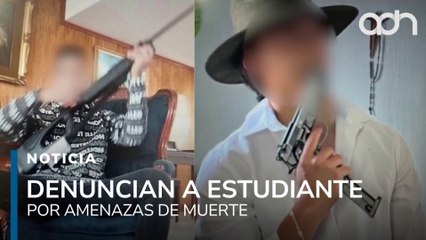 Denuncian a estudiante por amenazas de muerte. Aunque fue dado de baja, el miedo persiste