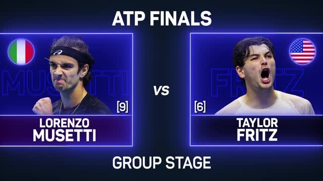 Fritz spoils Musetti's ATP Finals debut