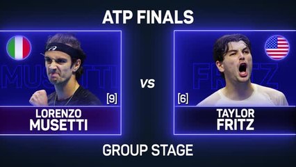 Fritz spoils Musetti's ATP Finals debut