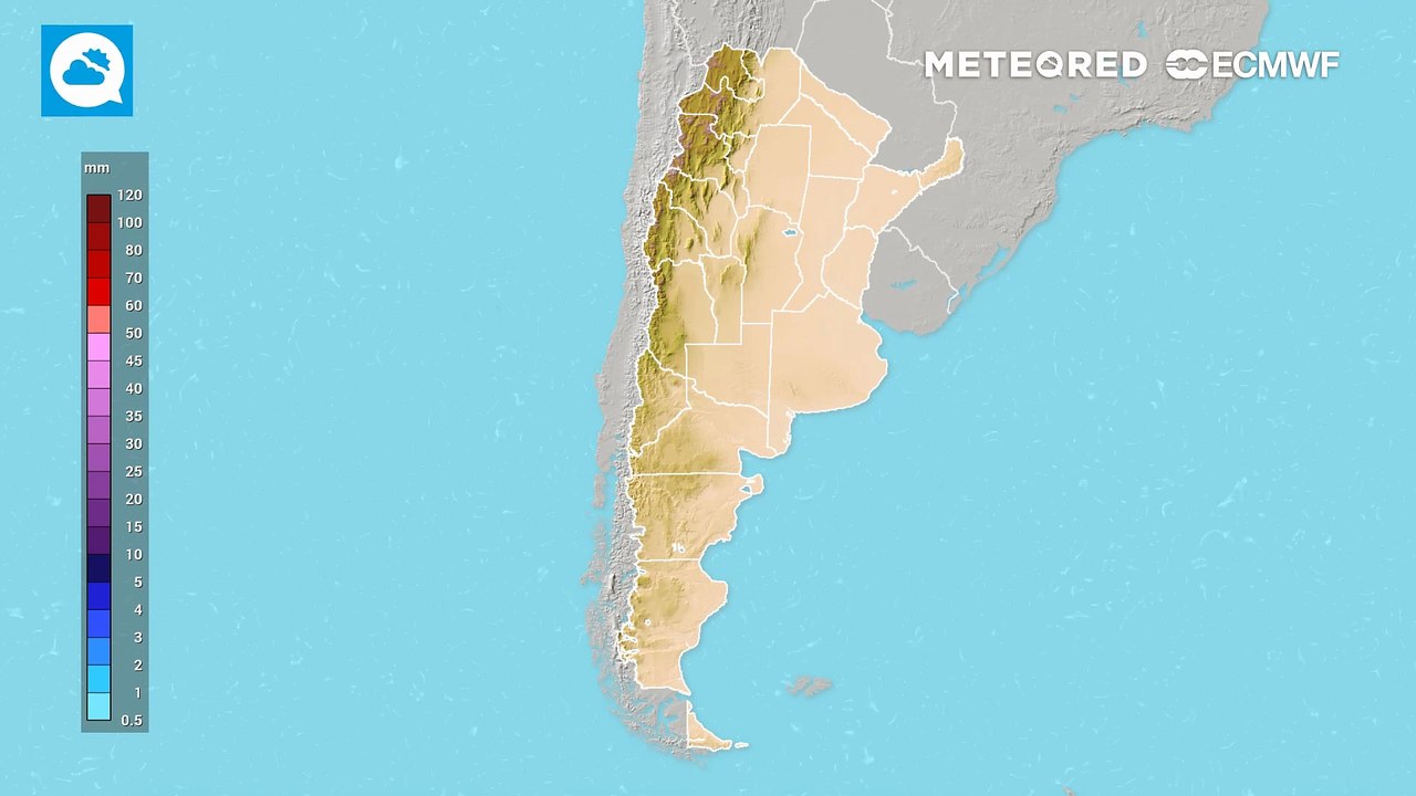Pronóstico del tiempo en Argentina: semana con cambios constantes, tormentas y variación térmica en todo el país