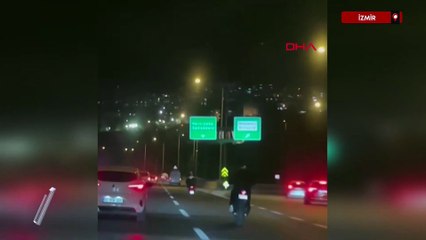 İzmir’de tek teker üzerinde ilerleyen motosiklet sürücüsüne 13 bin 420 lira ceza