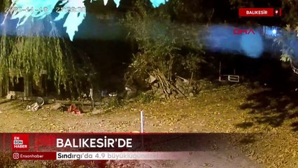 Balıkesir'de 4.9 büyüklüğünde deprem