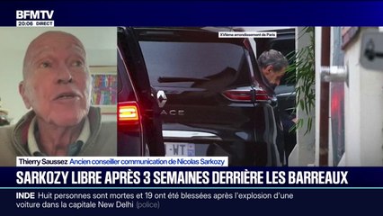 Nicolas Sarkozy libéré: "C'est un soulagement pour lui, pour sa famille et pour des millions de Français", déclare Thierry Saussez, ancien conseiller communication de Nicolas Sarkozy