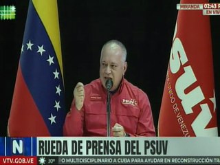 Sec. Gral. PSUV Cabello recordó a los responsables del golpe de Estado del año 2002
