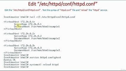 Modify Configuration File | IP Based Virtual Hosting | Apache Web Server