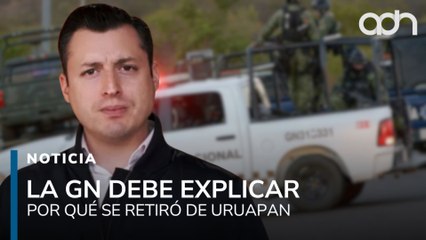 La Guardia Nacional debe explicar por qué se retiraron de Uruapan antes del asesinato de Manzo