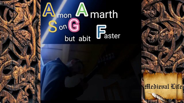 Amon Amarth War of The Gods Guitar Cover + TAB II-II Harley Benton, Joyo Zombie 2 #amonamarthcover (1)