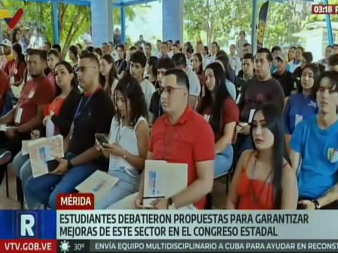 Mérida | Estudiantes universitarios participaron en el 4to Congreso Estadal Estudiantil