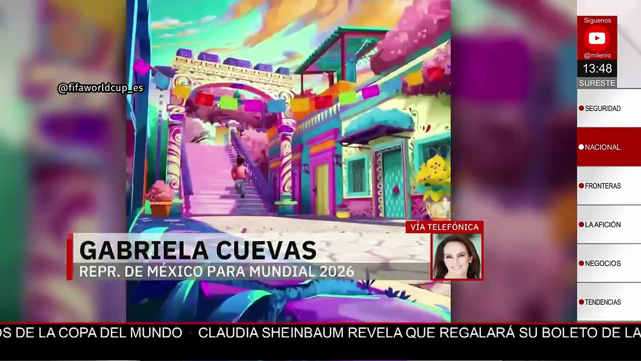 Gabriela Cuevas comparte detalles del Mundial 2026 en México