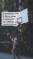 El presidente sirio, Al Shara, juega al baloncesto con militares de EE UU