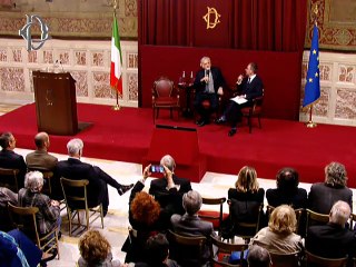 Roma - ​​​Premio Petrolini 2025 a Massimo Venturiello - Saluto di Rampelli (10.11.25)