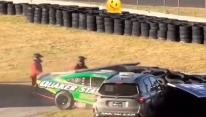 NASCAR Mexico 2025 Puebla Safety Car Crash In Car Amateur