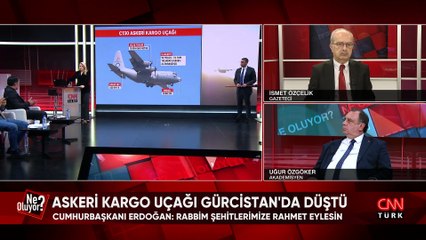 Gürcistan'da düşen C-130 uçağında 20 asker şehit olurken, enkaz alanından son bilgiler Ne Oluyor?’da ekrana geldi