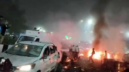 Imágenes impactantes de explosión mortal que dejó ocho fallecidos en Nueva Delhi