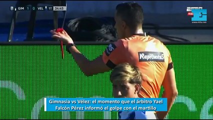 Gimnasia vs Vélez: detuvieron a un hincha de Gimnasia por arrojarle un martillo al árbitro Falcón Pérez