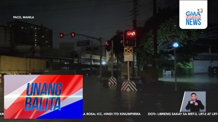 Bahagi ng U.N. Ave. at Quirino Ave., binaha matapos bumigay ang Paco Pumping Station | Unang Balita