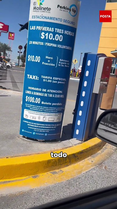 Letrero "No nos hacemos responsables" no tiene validez legal en estacionamientos públicos