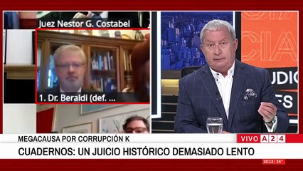 Feinmann cuestionó a los jueces a cargo del juicio de los Cuadernos de las coimas