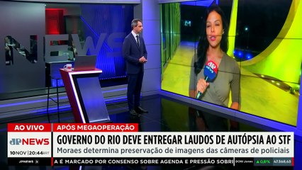 Moraes determina laudos de autópsia e preservação de câmeras após megaoperação