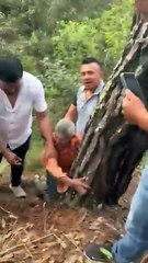 Rescatan a señor de la tercera edad que permaneció una semana desaparecido