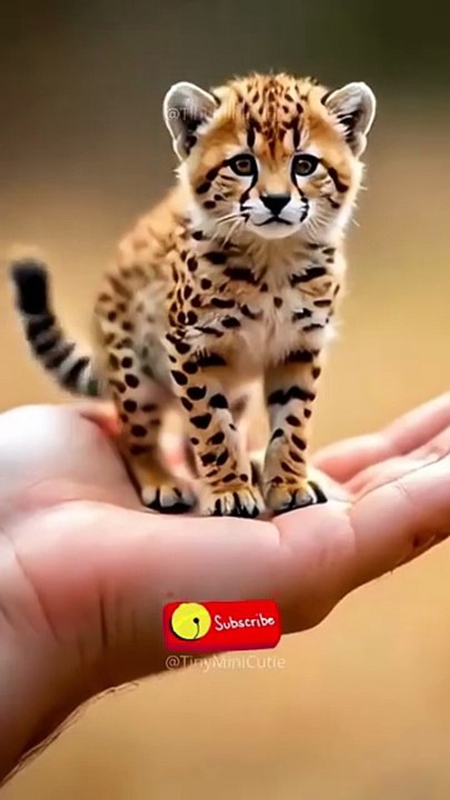 Cheetah Cub's First Step 🐆💕 #shorts #short #shortvideo #shortsvideo #shortsfeed #shortsviral #viral