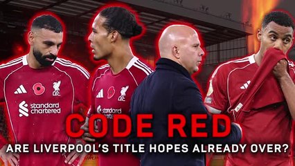 Code Red – Are Liverpool’s title hopes already over?