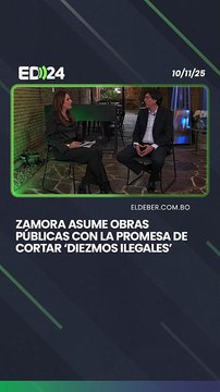 Zamora asume Obras Públicas con la promesa de cortar 'diezmos ilegales'