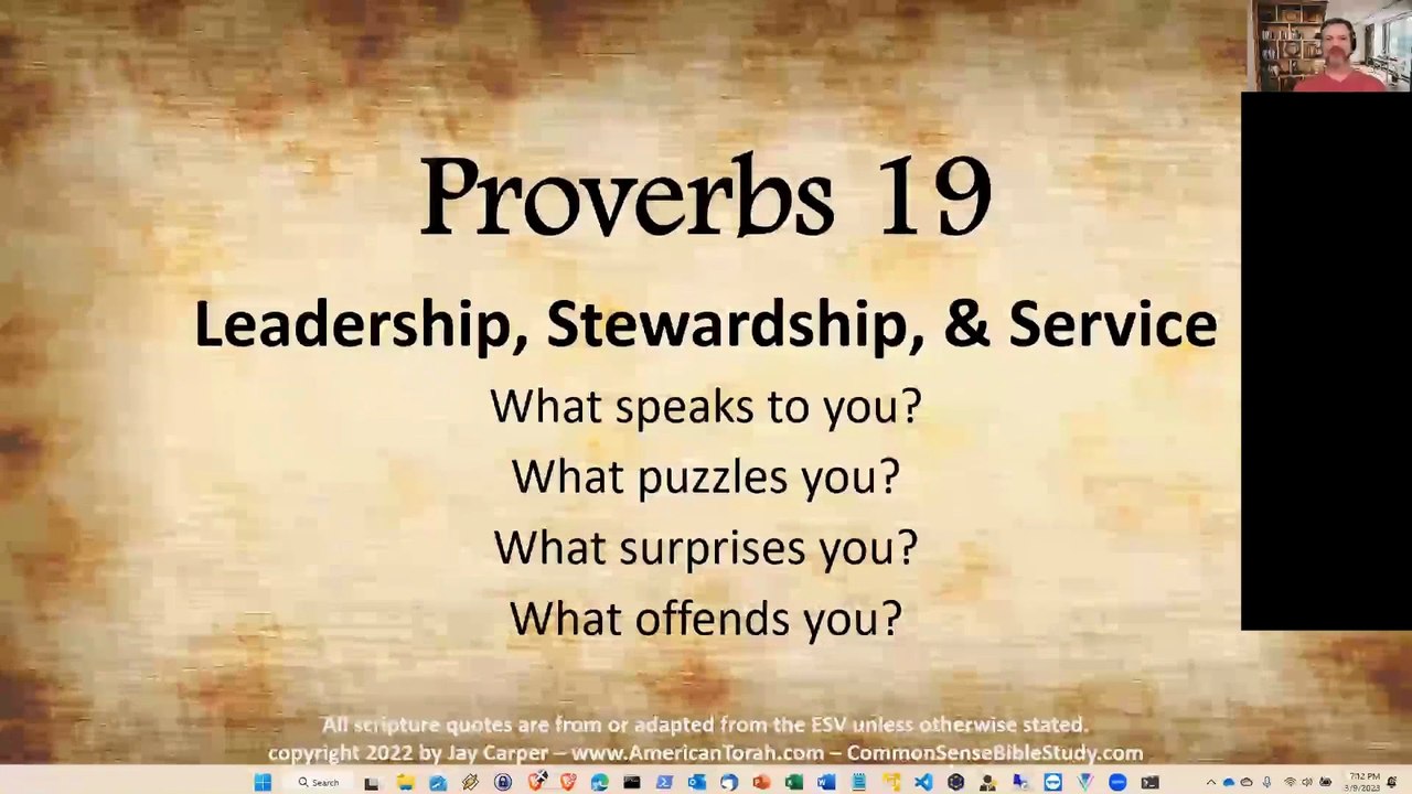 Proverbs 19 with CSBS (full version)