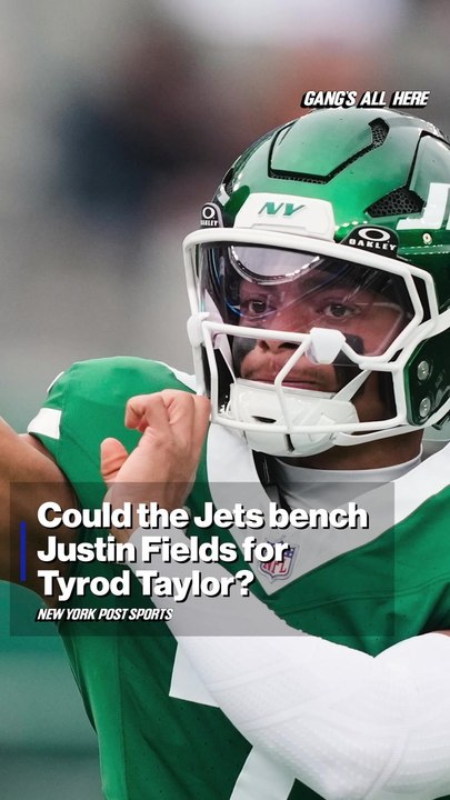 Should the Jets bench Justin Fields for Tyrod Taylor? | Gang's All Here
