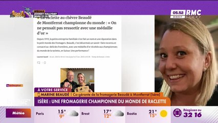 Marine Beaudé à votre service : Isère, une fromagerie championne du monde de raclette - 11/11
