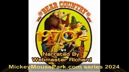 1970s Bear Country Restaurants Disneyland History