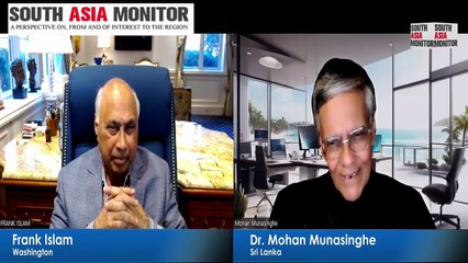 Frank Islam speaks with Prof Mohan Munasinghe, Sri Lanka's pre-eminent voice on sustainable development, climate change, energy and environment | Washington Calling